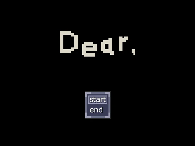 Dear, スクリーンショット1